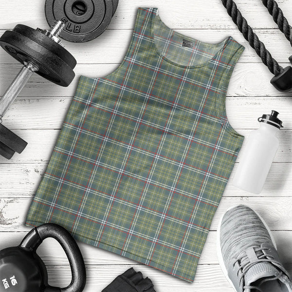Toshach Weathered Clan Badge Tartan Men Tank Top