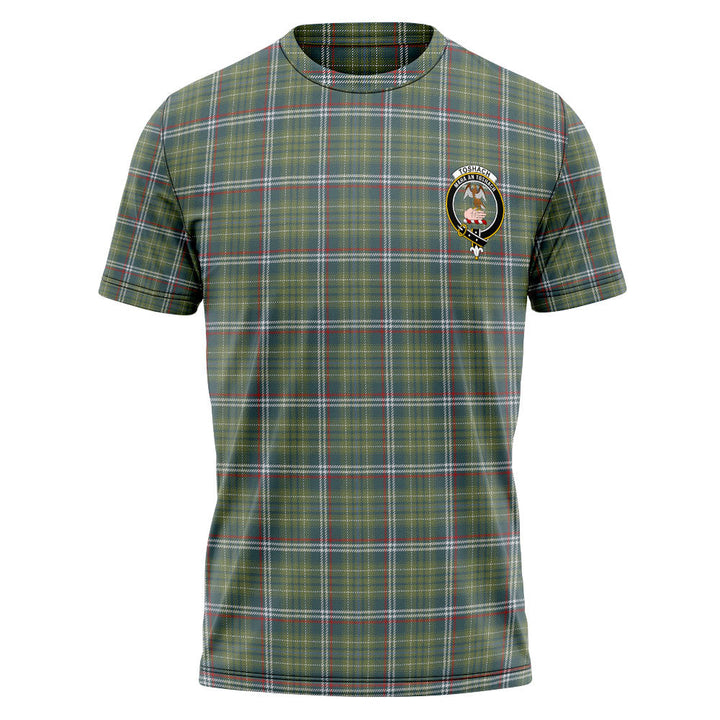 Toshach Weathered Clan Badge Tartan T-Shirt