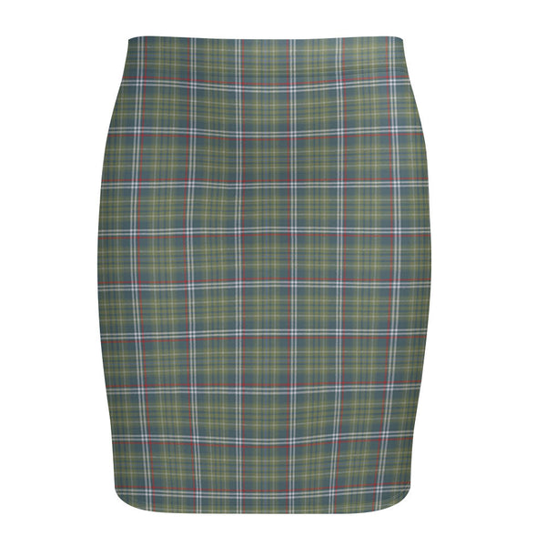 Toshach Weathered Tartan Fitted Skirt