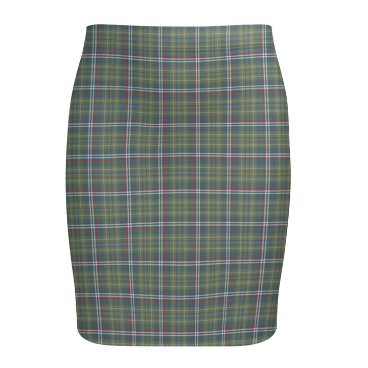 Toshach Weathered Tartan Fitted Skirt