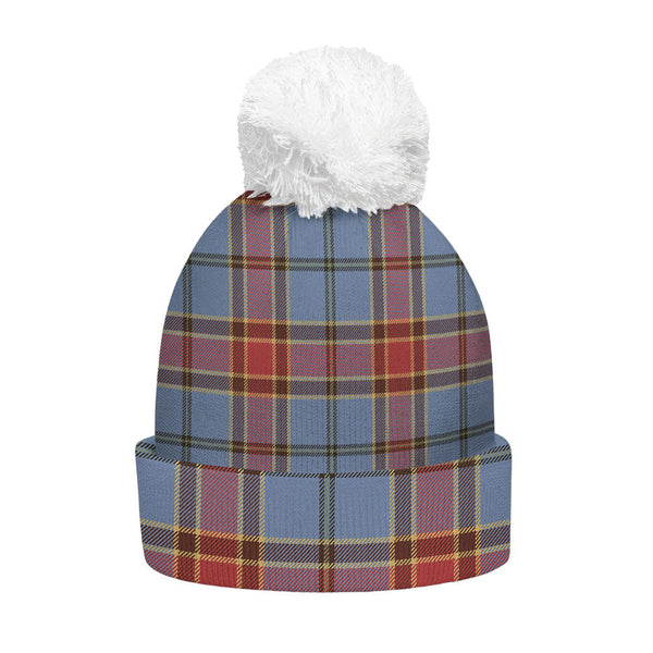 Traill (Trayle) Ancient Clan Badge Tartan Bobble Beanie Hat