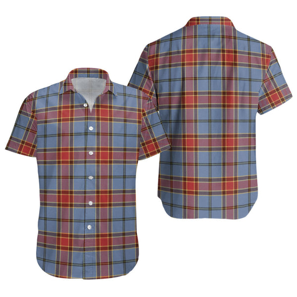 Traill (Trayle) Ancient Clan Badge Tartan Short Sleeve Shirt