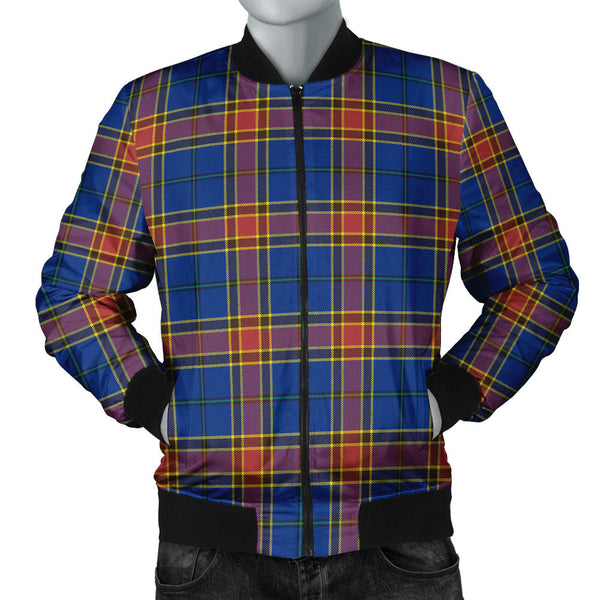Traill (Trayle) Modern Clan Badge Tartan Bomber Jacket