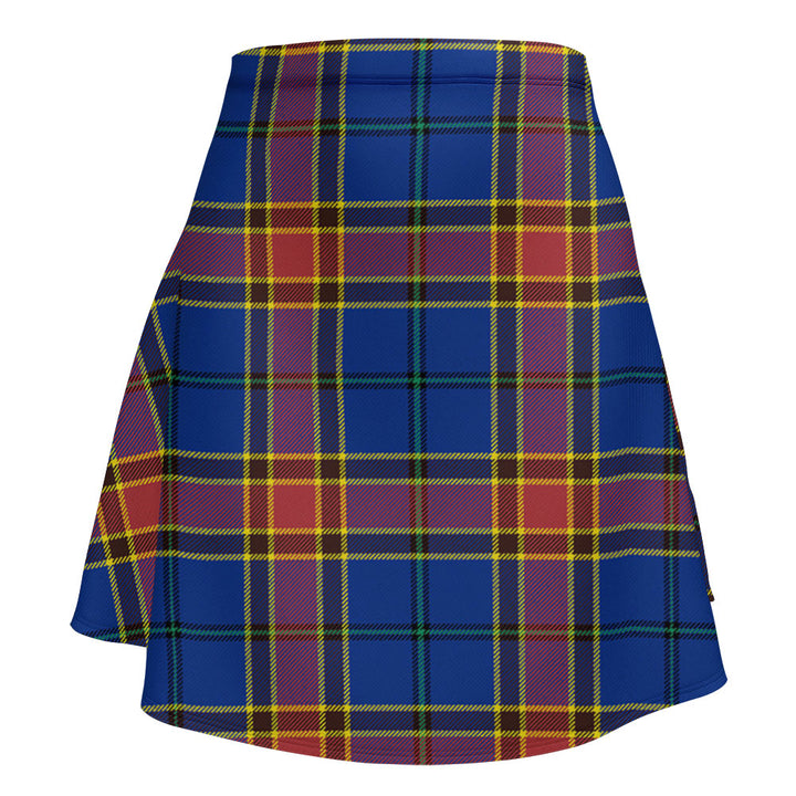 Traill (Trayle) Modern Clan Badge Tartan Flared Skirt