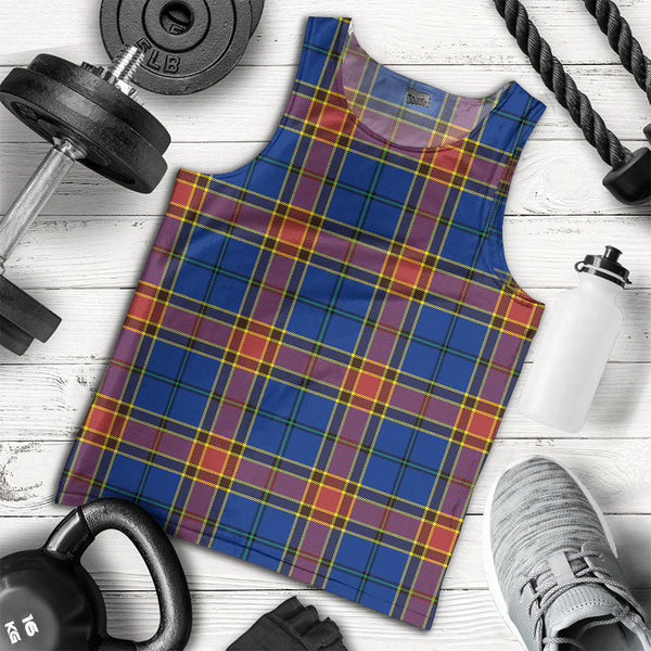 Traill (Trayle) Modern Clan Badge Tartan Men Tank Top