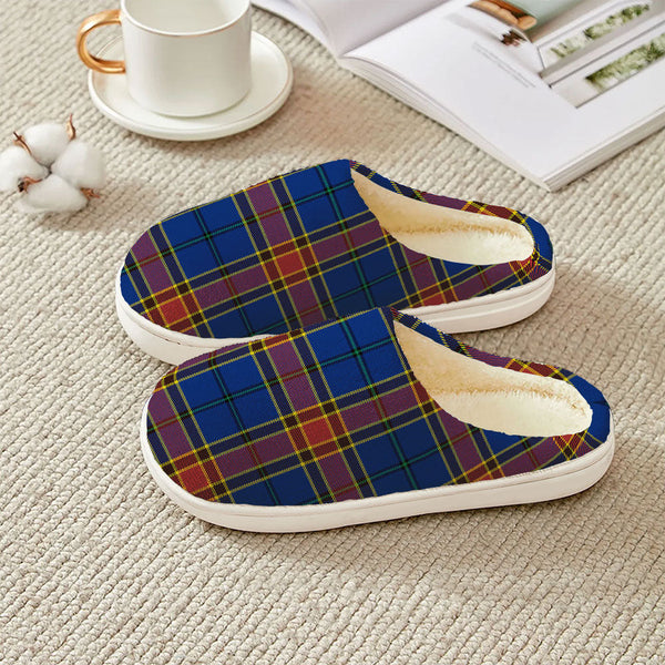 Traill (Trayle) Modern Clan Badge Tartan Plush Slipper