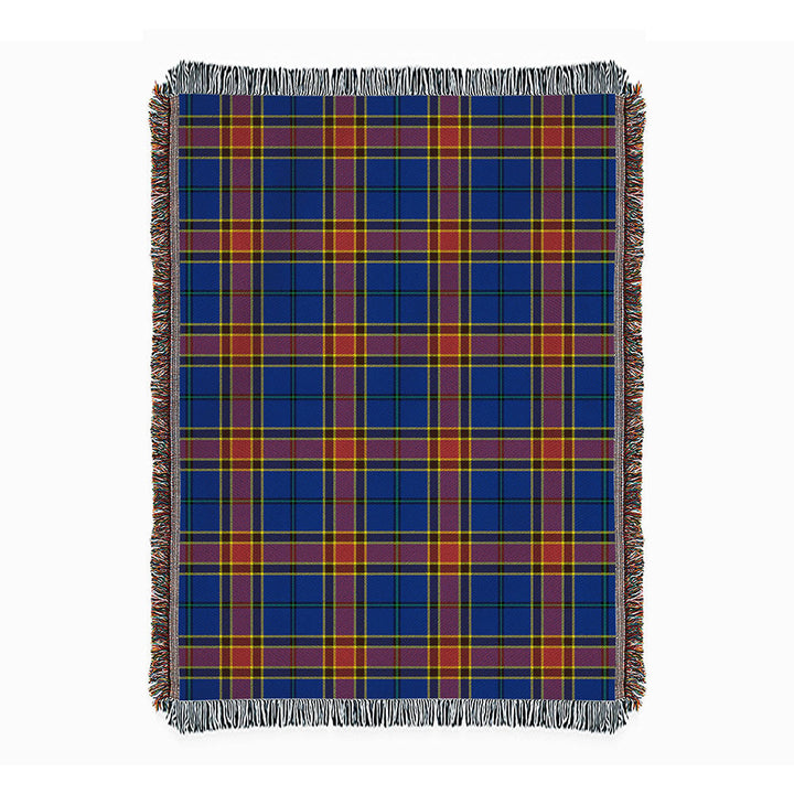 Traill (Trayle) Modern Clan Badge Tartan Woven Blanket