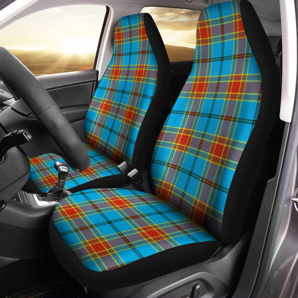 Traill (Trayle) Weathered Clan Badge Tartan Car Seat Covers