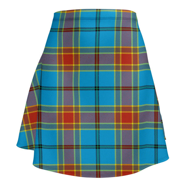 Traill (Trayle) Weathered Clan Badge Tartan Flared Skirt