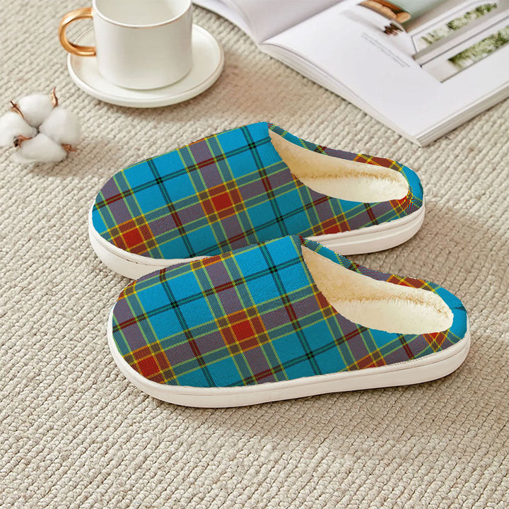 Traill (Trayle) Weathered Clan Badge Tartan Plush Slipper