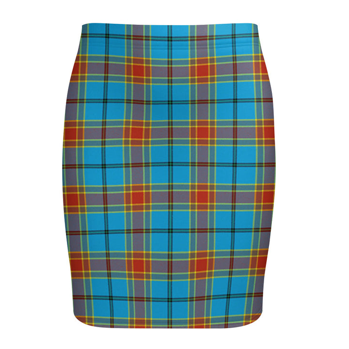 Traill (Trayle) Weathered Tartan Fitted Skirt