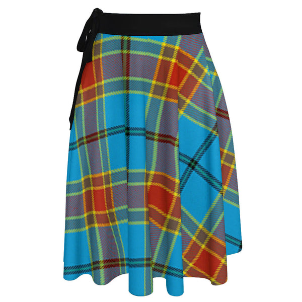 Traill (Trayle) Weathered Tartan Wrap Skirt