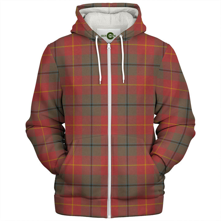Turnbull Dress Weathered Tartan Sherpa Hoodie