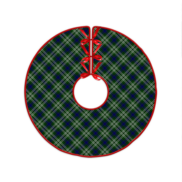 Tweedside District Clan Badge Tartan Christmas Tree Skirt