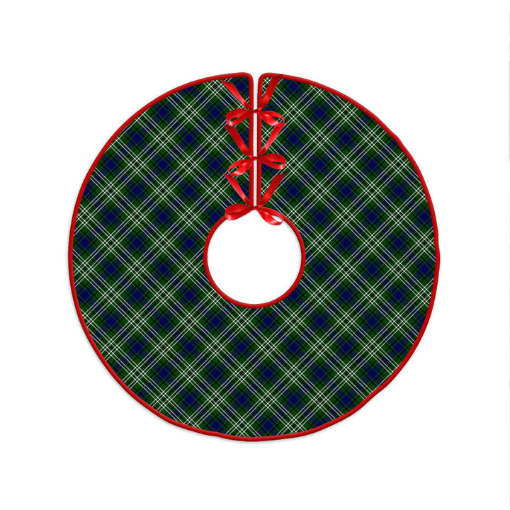 Tweedside District Clan Badge Tartan Christmas Tree Skirt