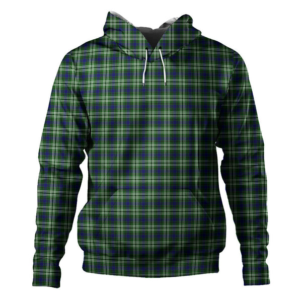 Tweedside District Clan Badge Tartan Hoodie