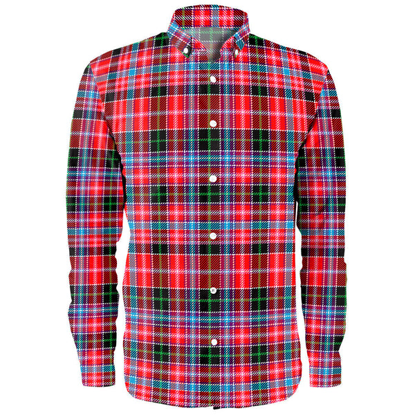 Udny Clan Badge Tartan Long Sleeve Shirt