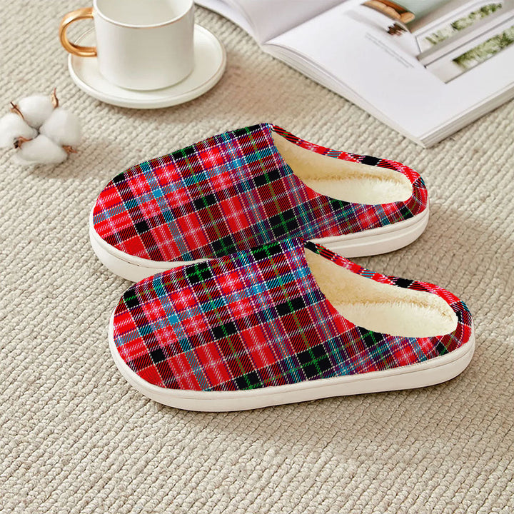 Udny Clan Badge Tartan Plush Slipper