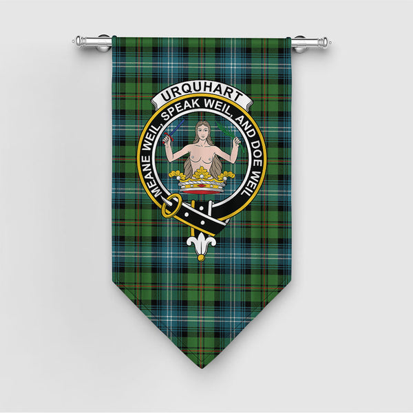 Urquhart Ancient Clan Badge Tartan Gonfalon