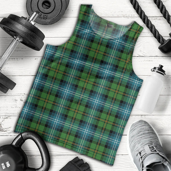 Urquhart Ancient Clan Badge Tartan Men Tank Top