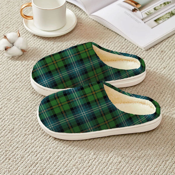 Urquhart Ancient Clan Badge Tartan Plush Slipper