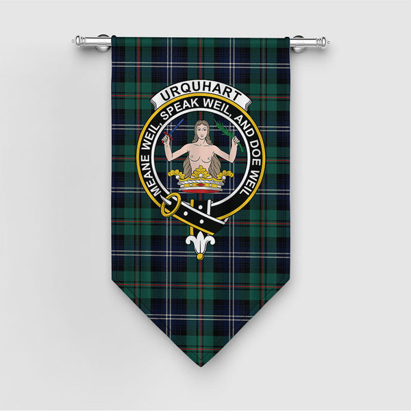 Urquhart Modern Clan Badge Tartan Gonfalon