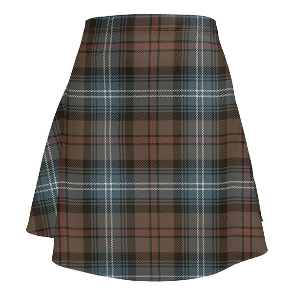 Urquhart Weathered Clan Badge Tartan Flared Skirt