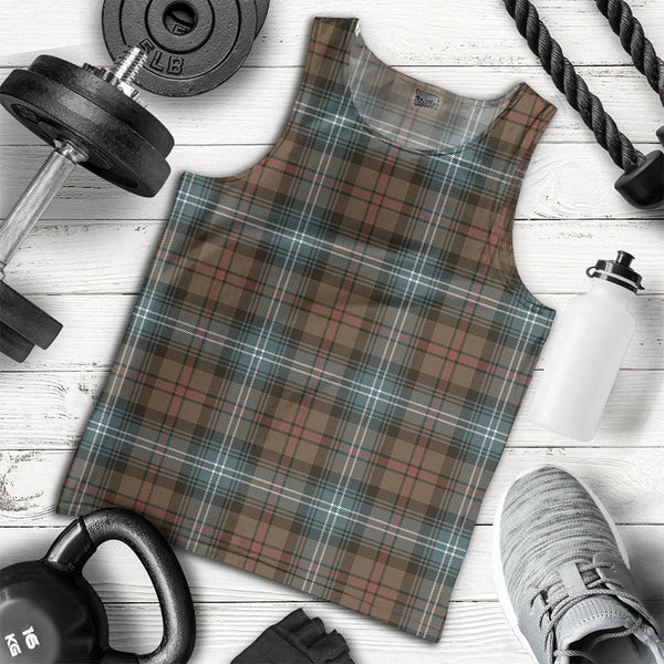 Urquhart Weathered Clan Badge Tartan Men Tank Top