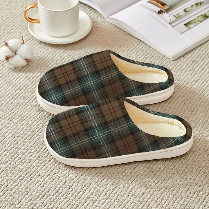 Urquhart Weathered Clan Badge Tartan Plush Slipper