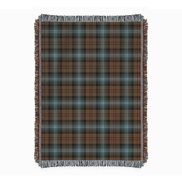 Urquhart Weathered Clan Badge Tartan Woven Blanket