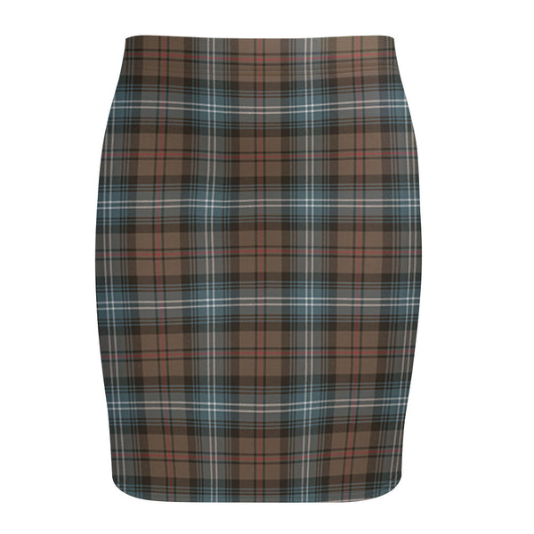 Urquhart Weathered Tartan Fitted Skirt