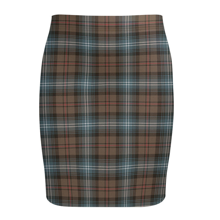 Urquhart Weathered Tartan Fitted Skirt