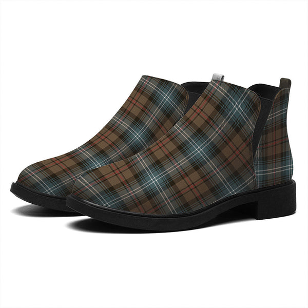 Urquhart Weathered Tartan Flat Ankle Boots
