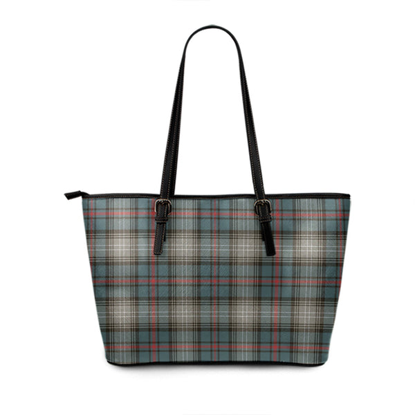 Urquhart 2 Weathered Tartan Leather Tote Bag