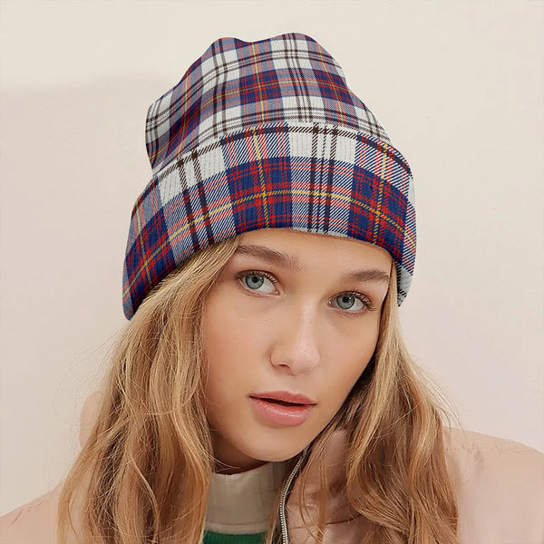 Walker Dress Modern Clan Badge Tartan Knitted Beanie