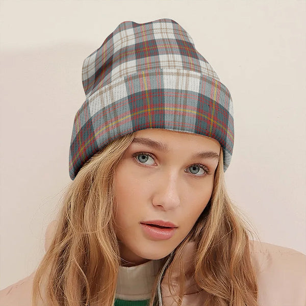 Walker Dress Weathered Clan Badge Tartan Knitted Beanie
