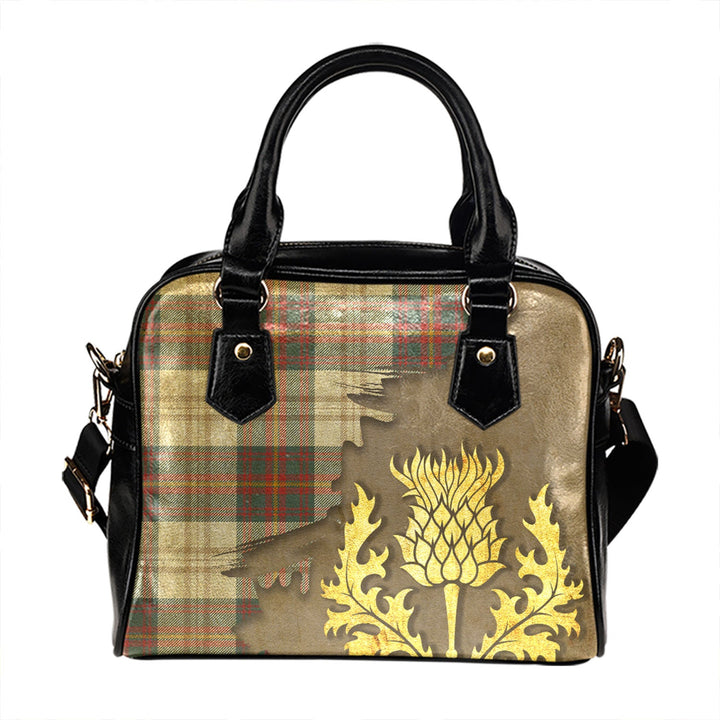 Walker Dress Weathered Tartan Shoulder Handbag Thistle Oldest Style