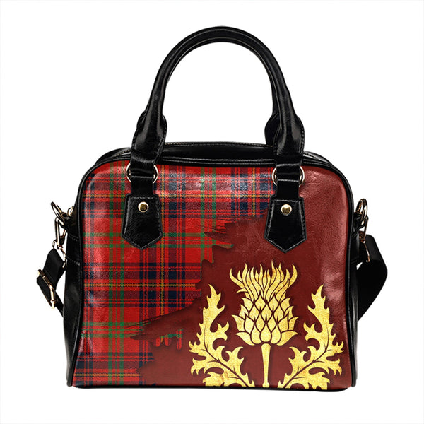Walker Evening Modern Tartan Shoulder Handbag Thistle Oldest Style