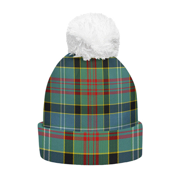 Walkinshaw Clan Badge Tartan Bobble Beanie Hat