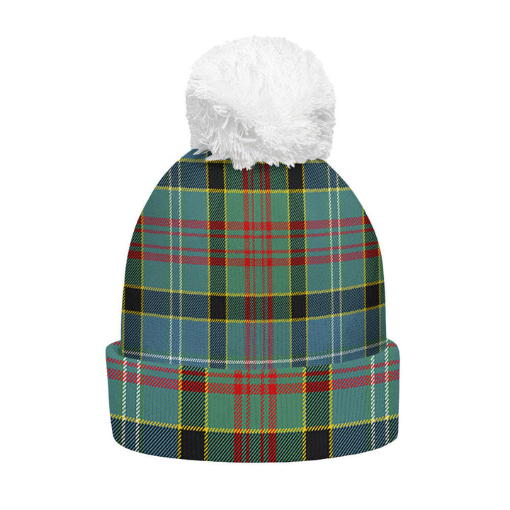 Walkinshaw Clan Badge Tartan Bobble Beanie Hat