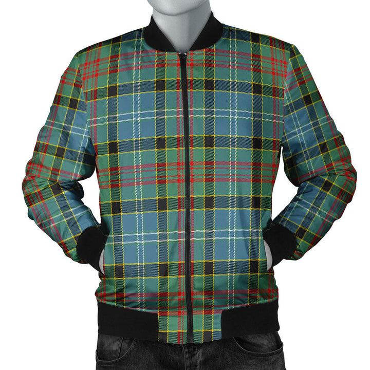 Walkinshaw Clan Badge Tartan Bomber Jacket