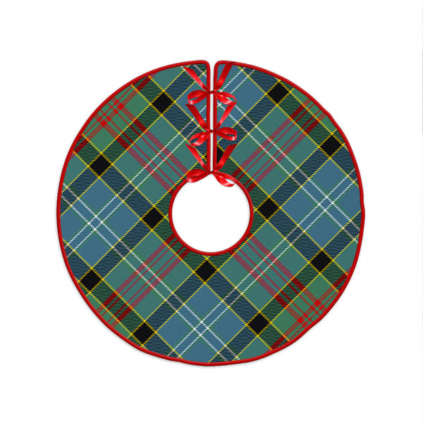 Walkinshaw Clan Badge Tartan Christmas Tree Skirt