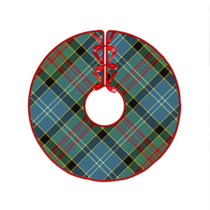 Walkinshaw Clan Badge Tartan Christmas Tree Skirt