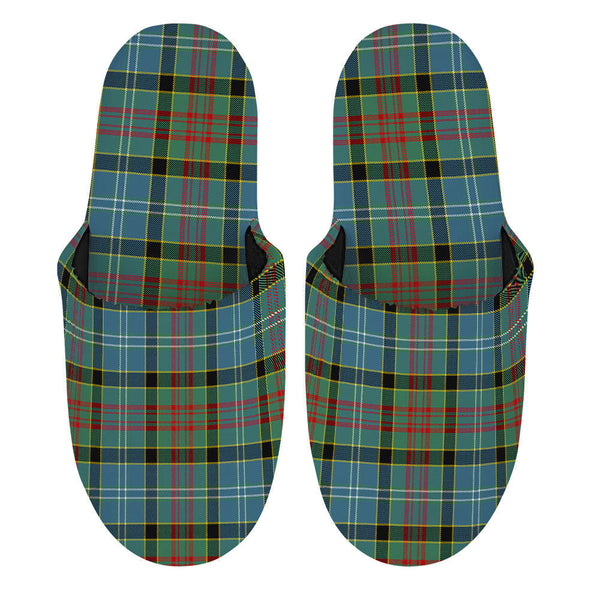 Walkinshaw Clan Badge Tartan Mop Slippers