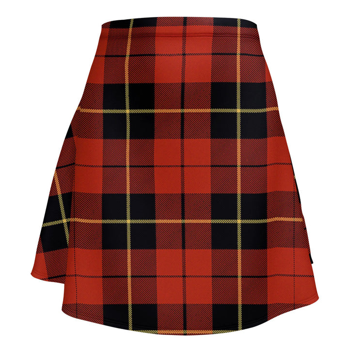 Wallace (Wallas) Ancient Clan Badge Tartan Flared Skirt
