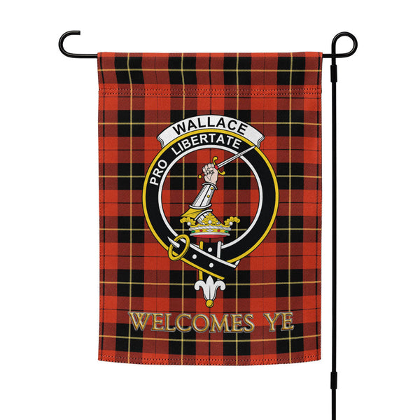 Wallace (Wallas) Ancient Clan Badge Tartan Garden Flag