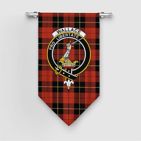 Wallace (Wallas) Ancient Clan Badge Tartan Gonfalon