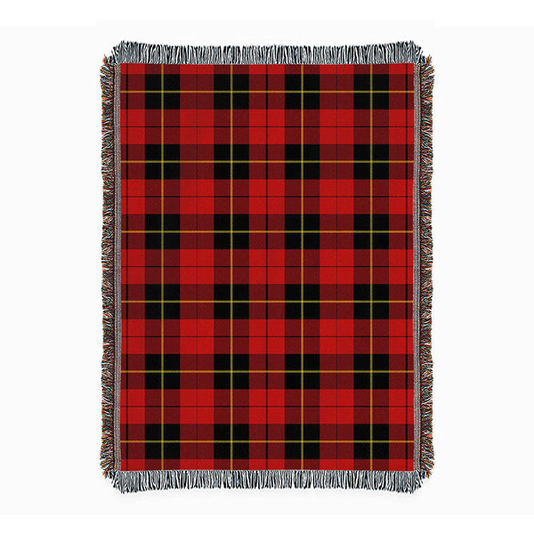 Wallace (Wallas) Modern Clan Badge Tartan Woven Blanket