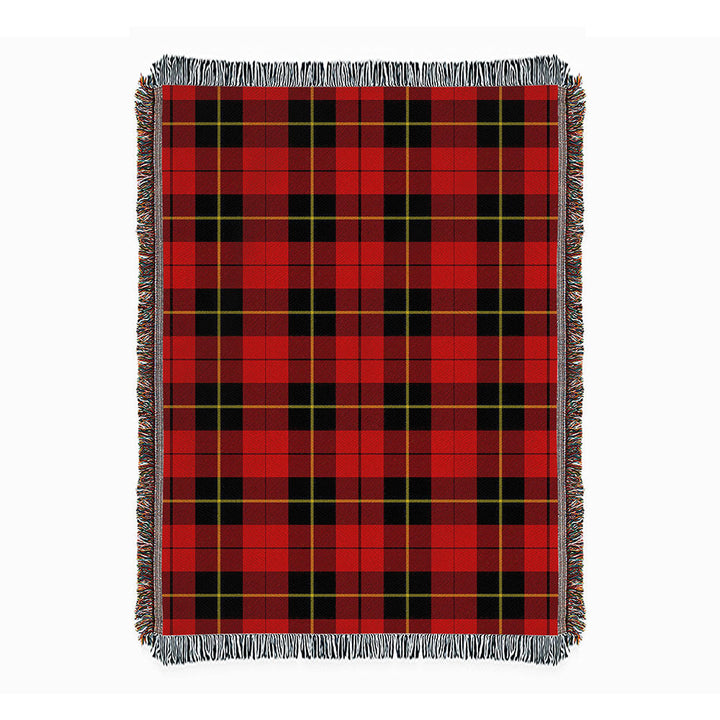 Wallace (Wallas) Modern Clan Badge Tartan Woven Blanket