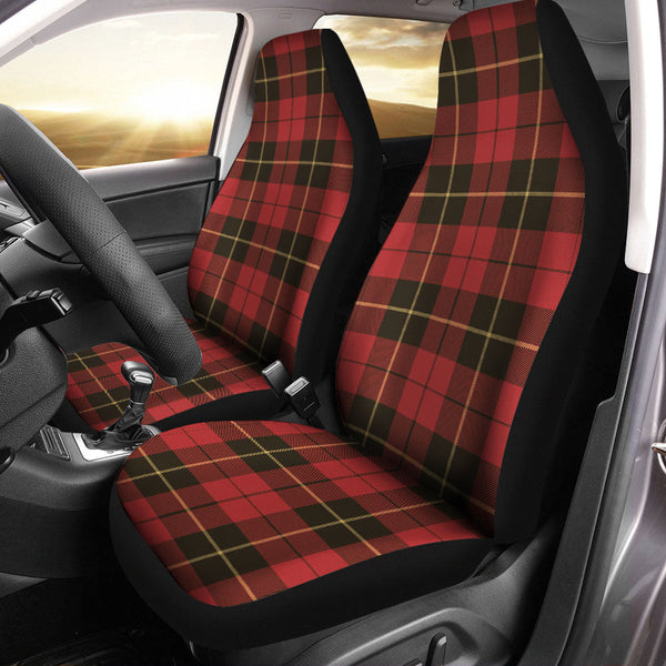 Wallace (Wallas) Weathered Clan Badge Tartan Car Seat Covers